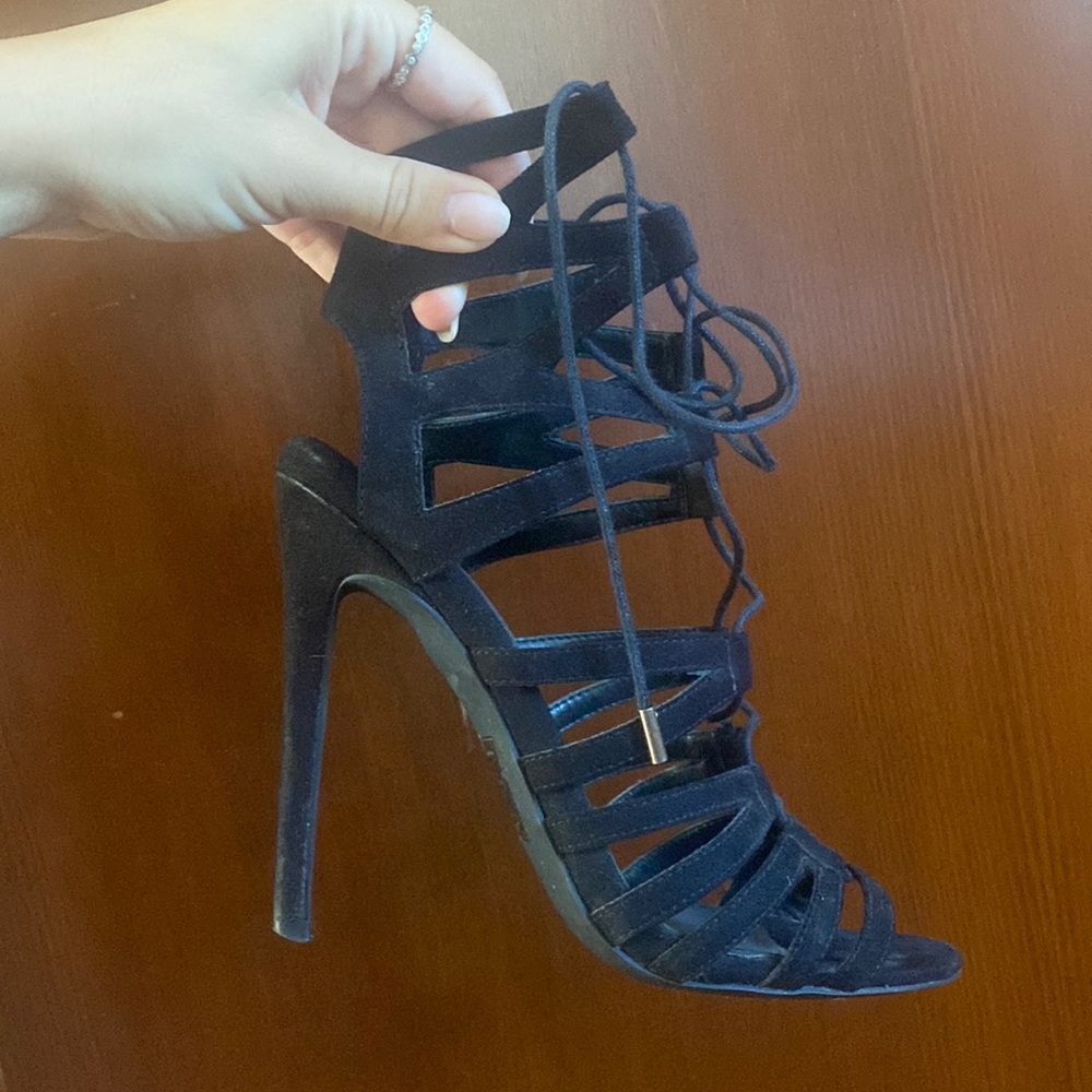 Top shop straps heels